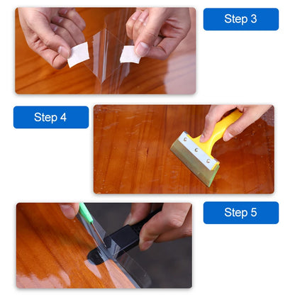 HD Transparent Heat-Resistant Furniture Protective Film by HitMyNeed
