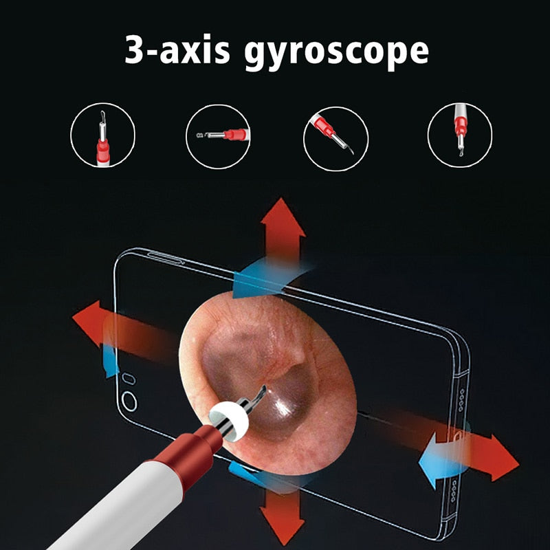 HD WiFi Ear Cleaning Otoscope with Camera by HitMyNeed