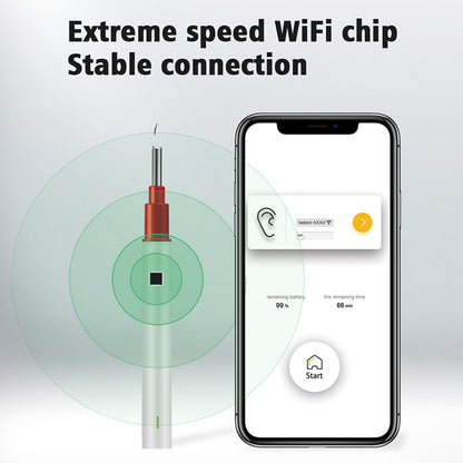 HD WiFi Ear Cleaning Otoscope with Camera by HitMyNeed