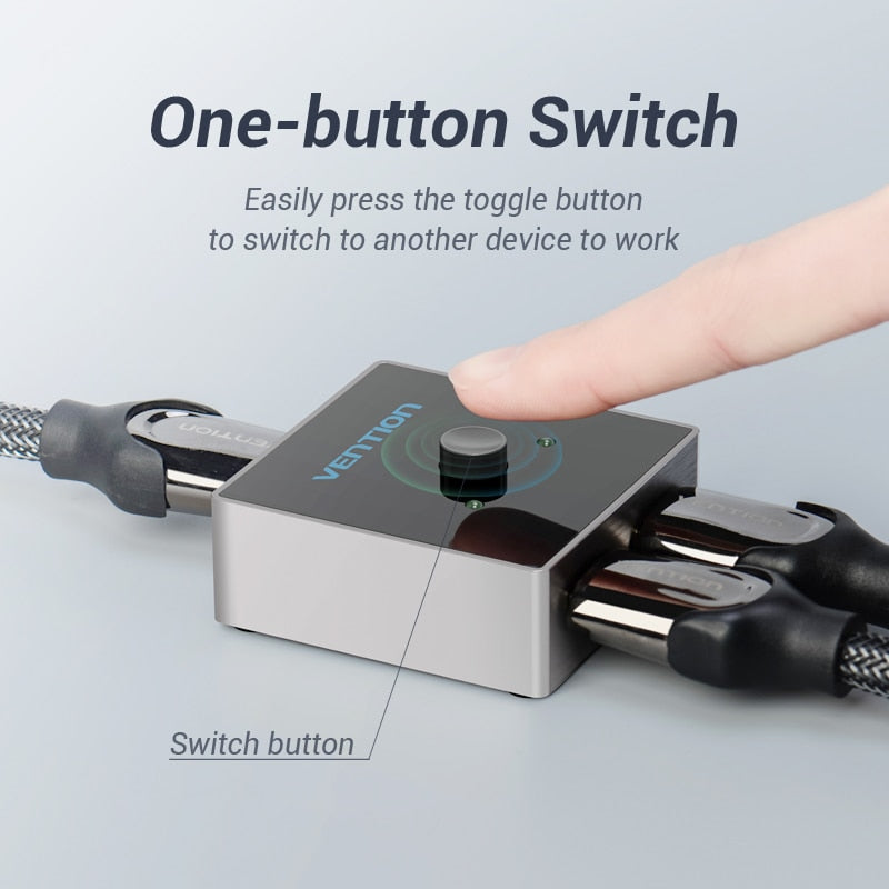 HDMI Bi-Directional 2-Way Switch 4K 60Hz by HitMyNeed