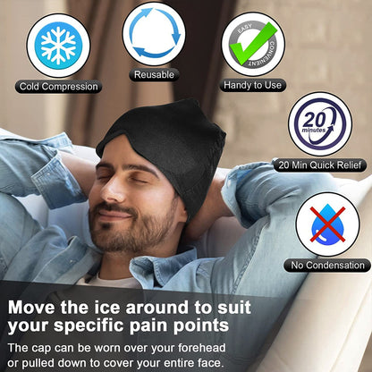 Headache & Migraine Relief Gel Therapy Cap by HitMyNeed