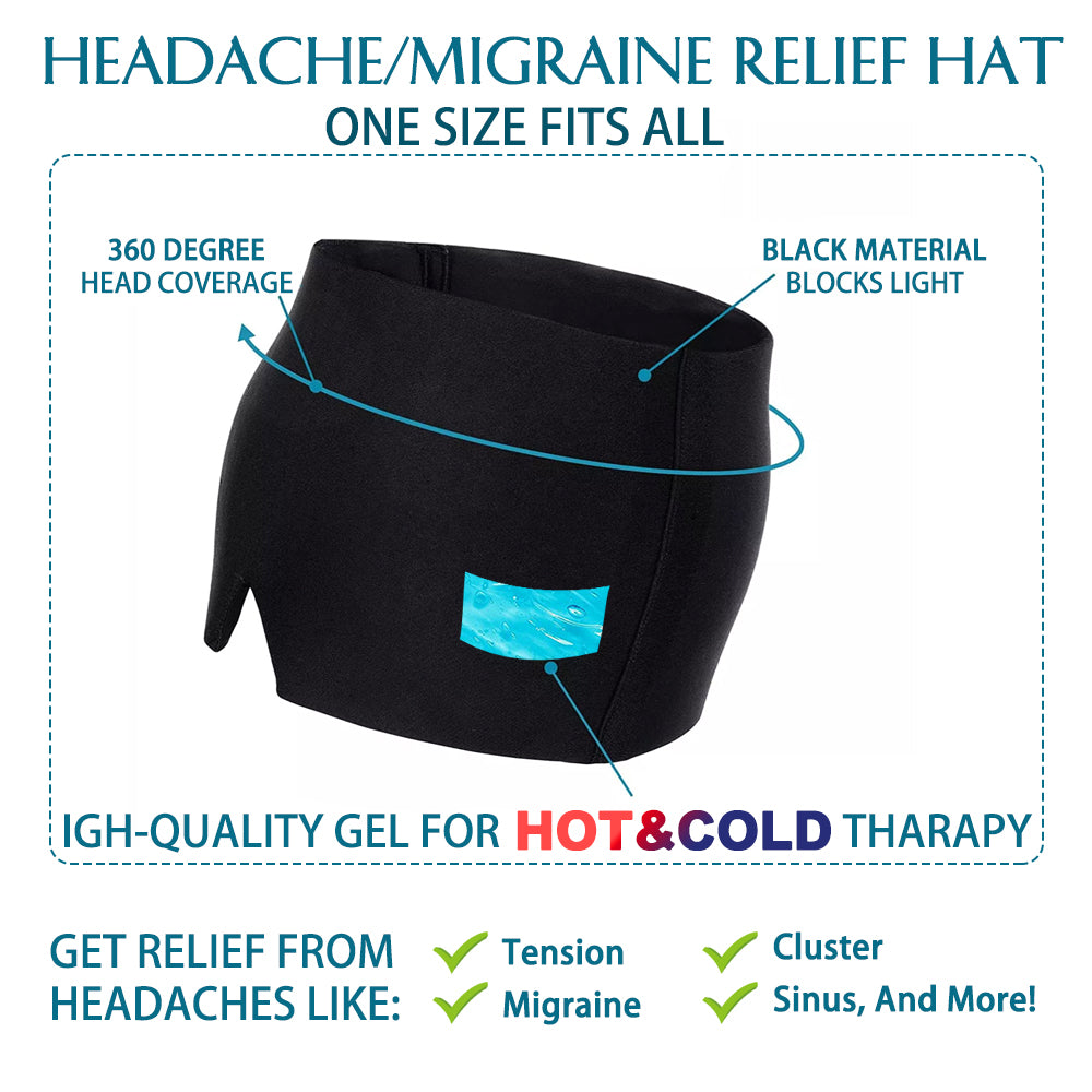 Headache & Migraine Relief Gel Therapy Cap by HitMyNeed