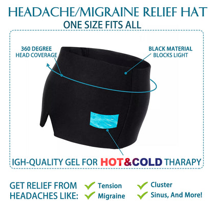Headache & Migraine Relief Gel Therapy Cap by HitMyNeed