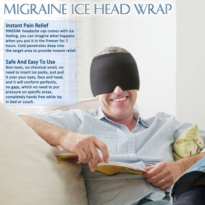 Headache & Migraine Relief Gel Therapy Cap by HitMyNeed