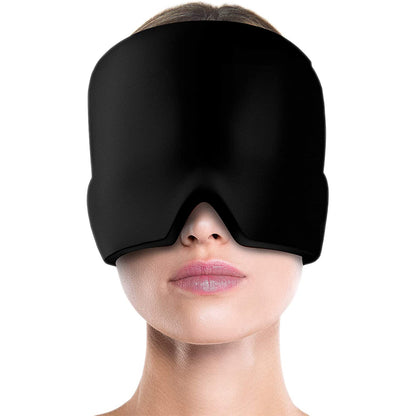 Headache & Migraine Relief Gel Therapy Cap black by HitMyNeed