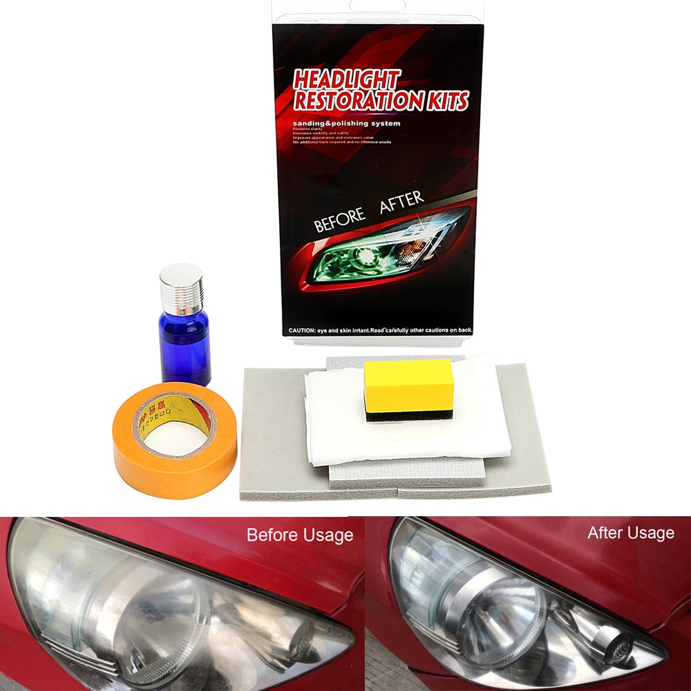 Headlight Restoration Kit 8-Piece Set by HitMyNeed