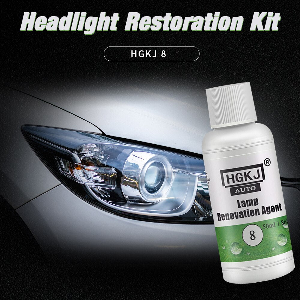 Headlight Restoration & Polishing Repair Kit by HitMyNeed