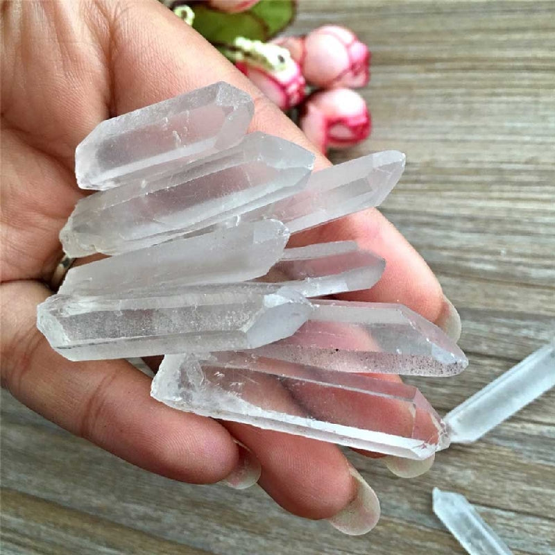 Healing Clear Quartz Luck Stone for Positivity by HitMyNeed