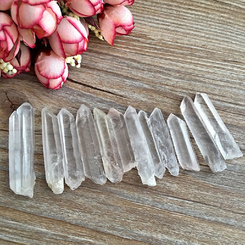 Healing Clear Quartz Luck Stone for Positivity by HitMyNeed