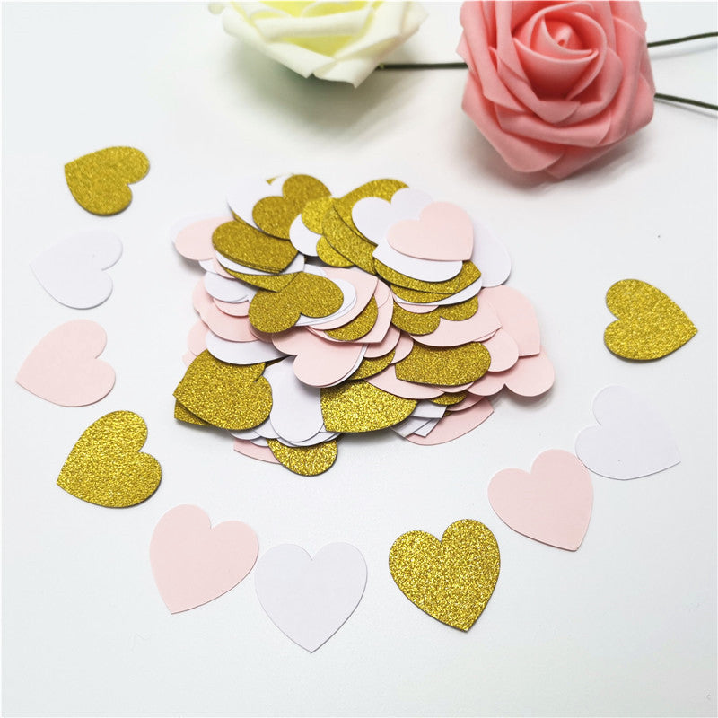 Heart Confetti Party Decor, Cardstock, 100 Pcs by HitMyNeed