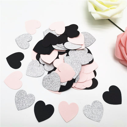 Heart Confetti Party Decor, Cardstock, 100 Pcs by HitMyNeed