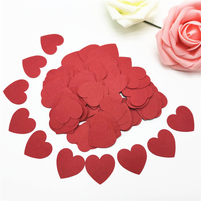 Heart Confetti Party Decor, Cardstock, 100 Pcs by HitMyNeed