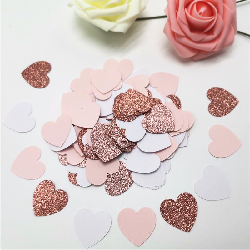 Heart Confetti Party Decor, Cardstock, 100 Pcs by HitMyNeed