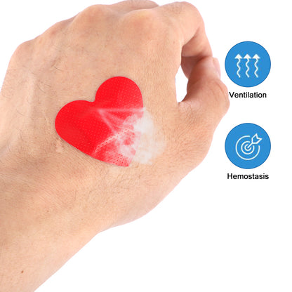Heart Shaped Adhesive Bandages (10 Pack) by HitMyNeed