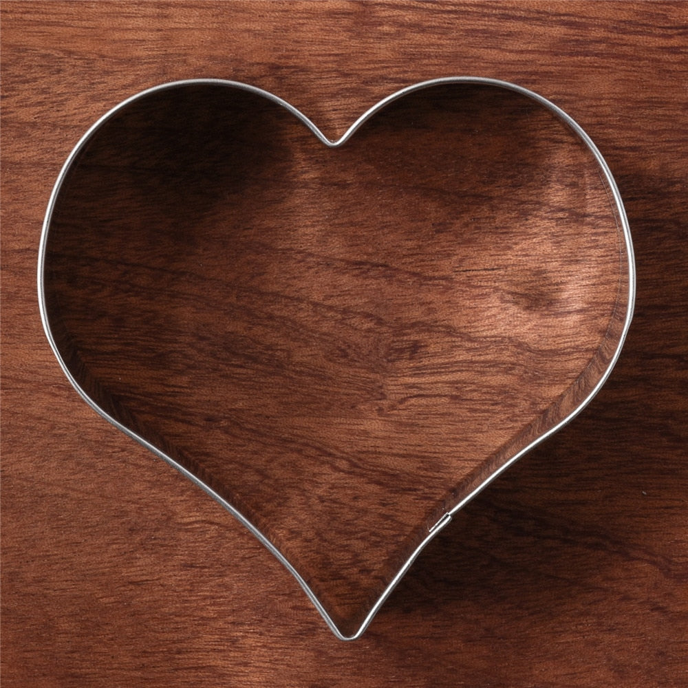 Heart Shaped Cookie Cutters Set of 3 - Stainless Steel by HitMyNeed