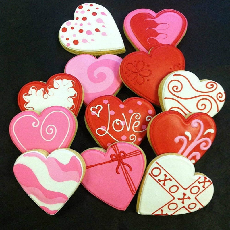 Heart Shaped Cookie Cutters Set of 3 - Stainless Steel by HitMyNeed