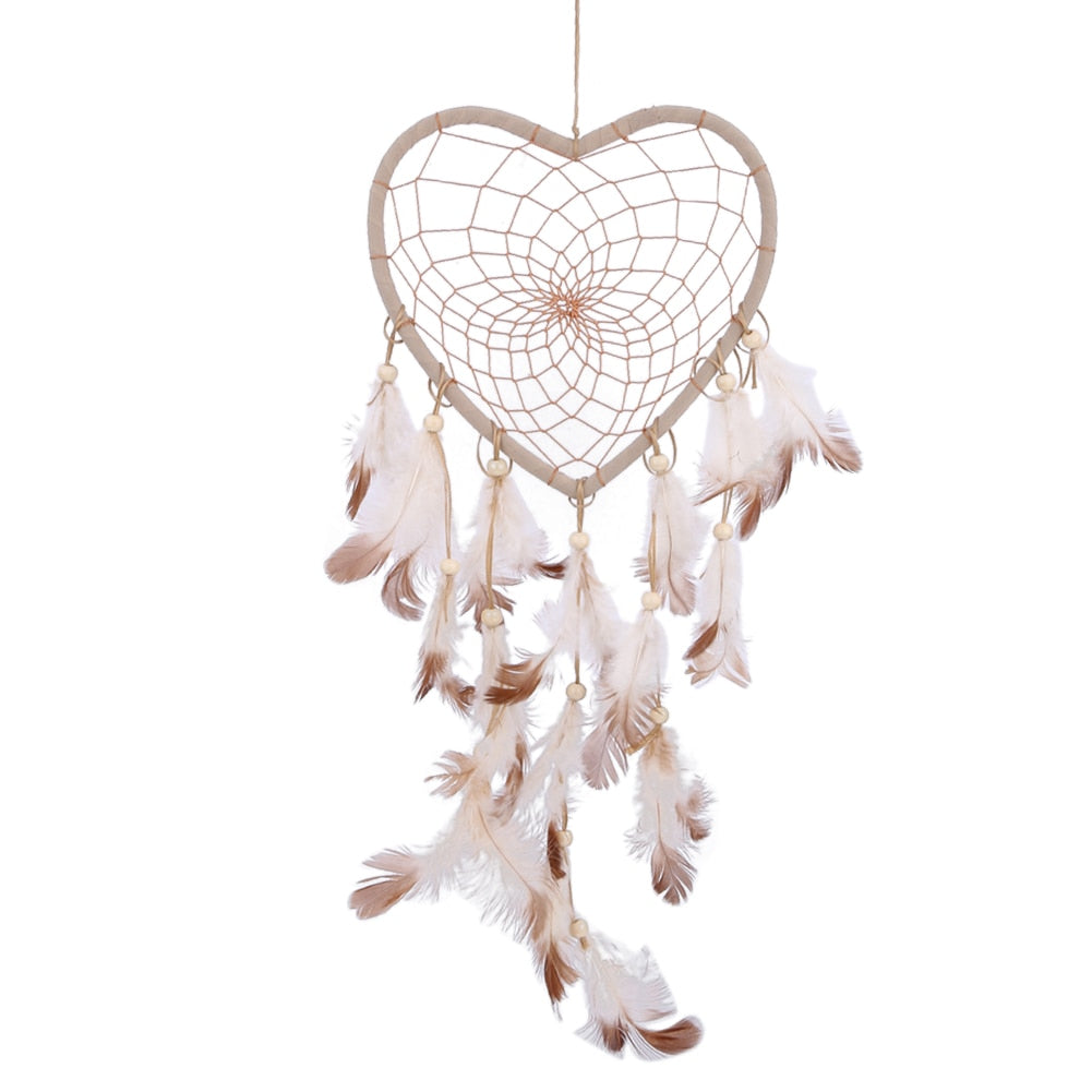 Heart Shaped Dream Catcher Wall Hanging Decor by HitMyNeed