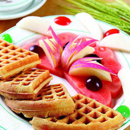 Heart-Shaped Food-Grade Silicone Waffle Mold by HitMyNeed