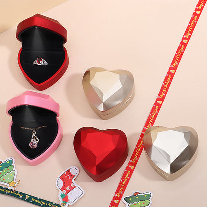 Heart Shaped LED Light Up Ring & Necklace Box by HitMyNeed
