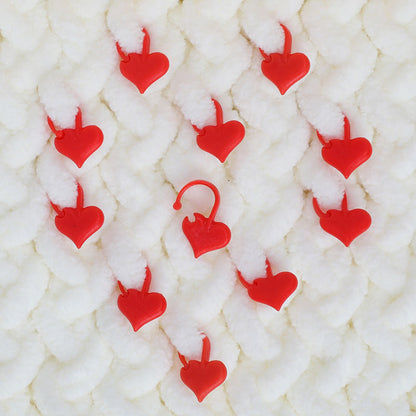 Heart-Shaped Locking Stitch Markers, 50 Pack by HitMyNeed