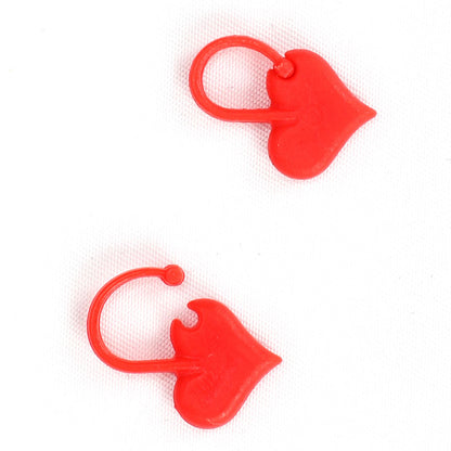 Heart-Shaped Locking Stitch Markers, 50 Pack by HitMyNeed
