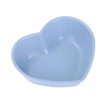 Heart Shaped Serving Bowl - Wheat Fiber Tableware blue by HitMyNeed
