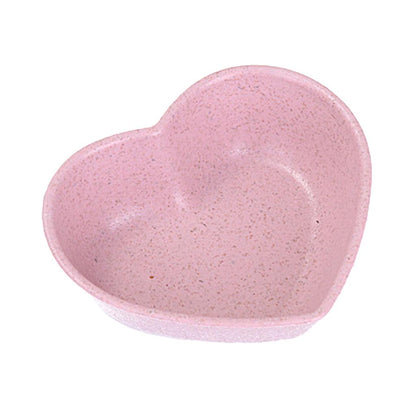 Heart Shaped Serving Bowl - Wheat Fiber Tableware pink by HitMyNeed