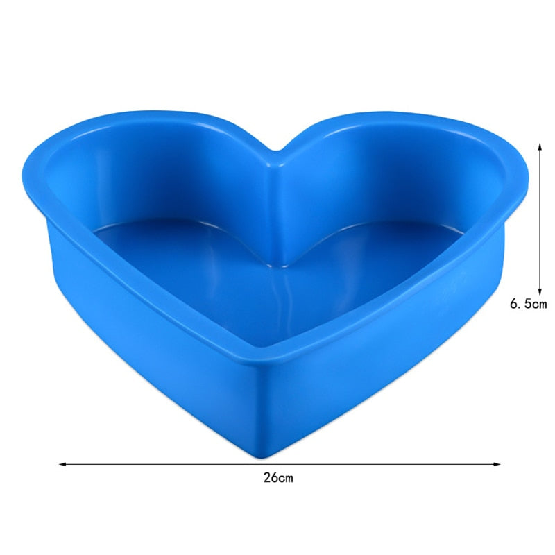 Heart Shaped Silicone Cake and Dessert Mold by HitMyNeed