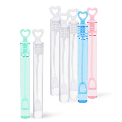 Heart Wand Empty Bubble Bottles, 50 Pack by HitMyNeed