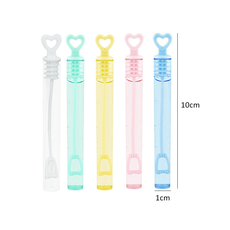 Heart Wand Empty Bubble Bottles, 50 Pack by HitMyNeed