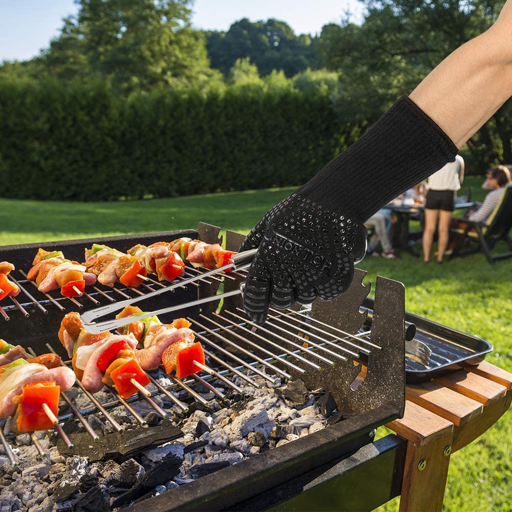 Heat Resistant BBQ Grill Gloves (1 Pair) by HitMyNeed
