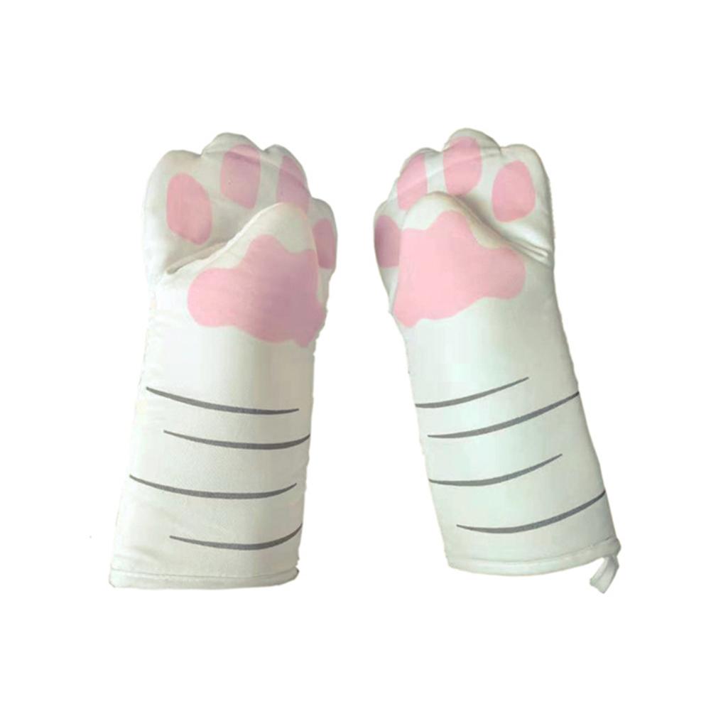 Heat Resistant Cat Oven Mitt with 3D Paw Design by HitMyNeed