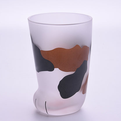 Heat Resistant Cat Paw Borosilicate Glass Cup 300ml b by HitMyNeed
