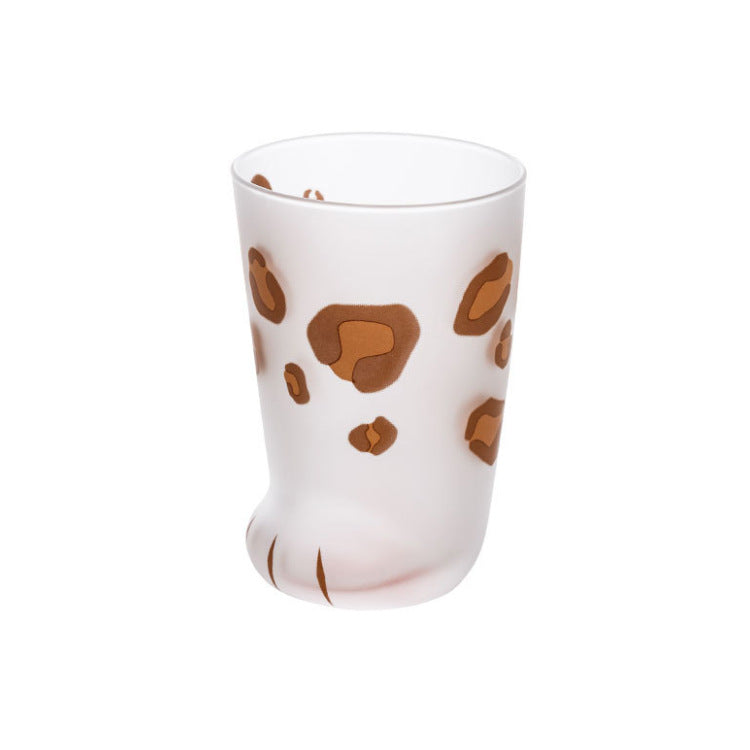 Heat Resistant Cat Paw Borosilicate Glass Cup 300ml g by HitMyNeed