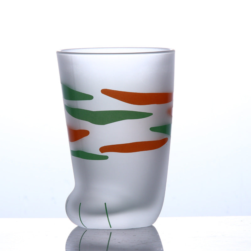 Heat Resistant Cat Paw Borosilicate Glass Cup 300ml h by HitMyNeed