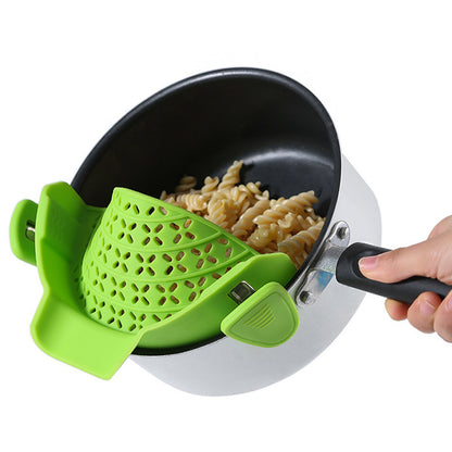 Heat Resistant Clip On Pot Strainer by HitMyNeed
