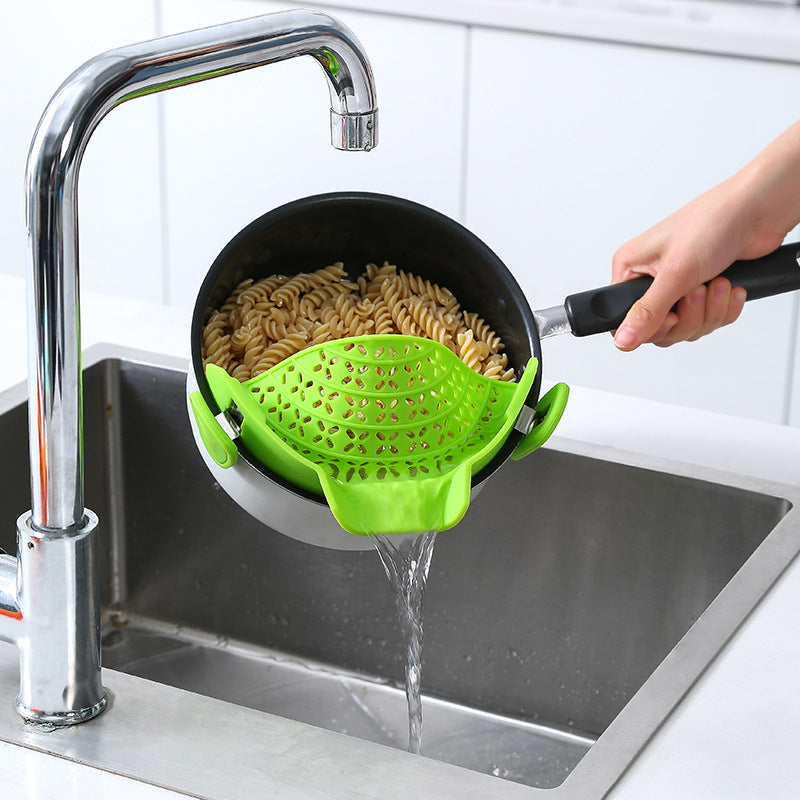 Heat Resistant Clip On Pot Strainer by HitMyNeed