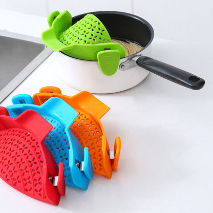 Heat Resistant Clip On Pot Strainer by HitMyNeed