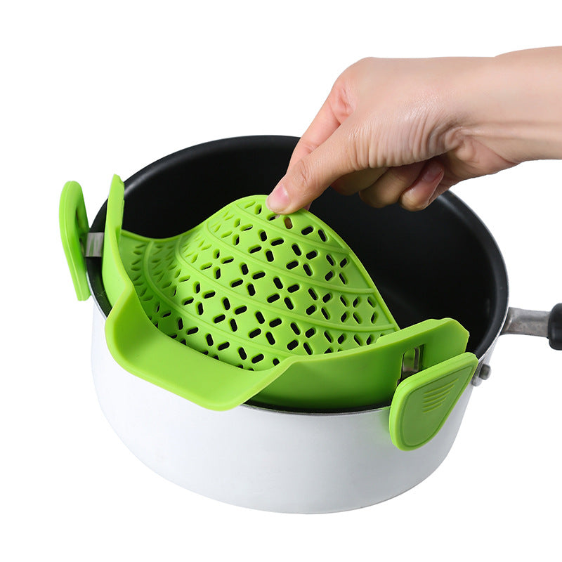 Heat Resistant Clip On Pot Strainer by HitMyNeed