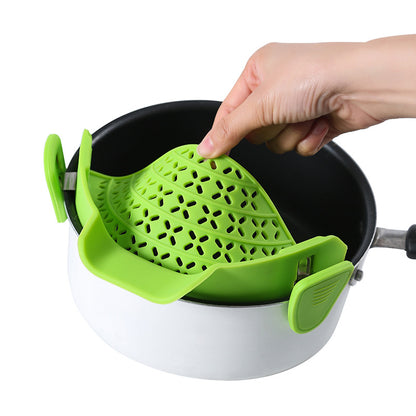 Heat Resistant Clip On Pot Strainer by HitMyNeed