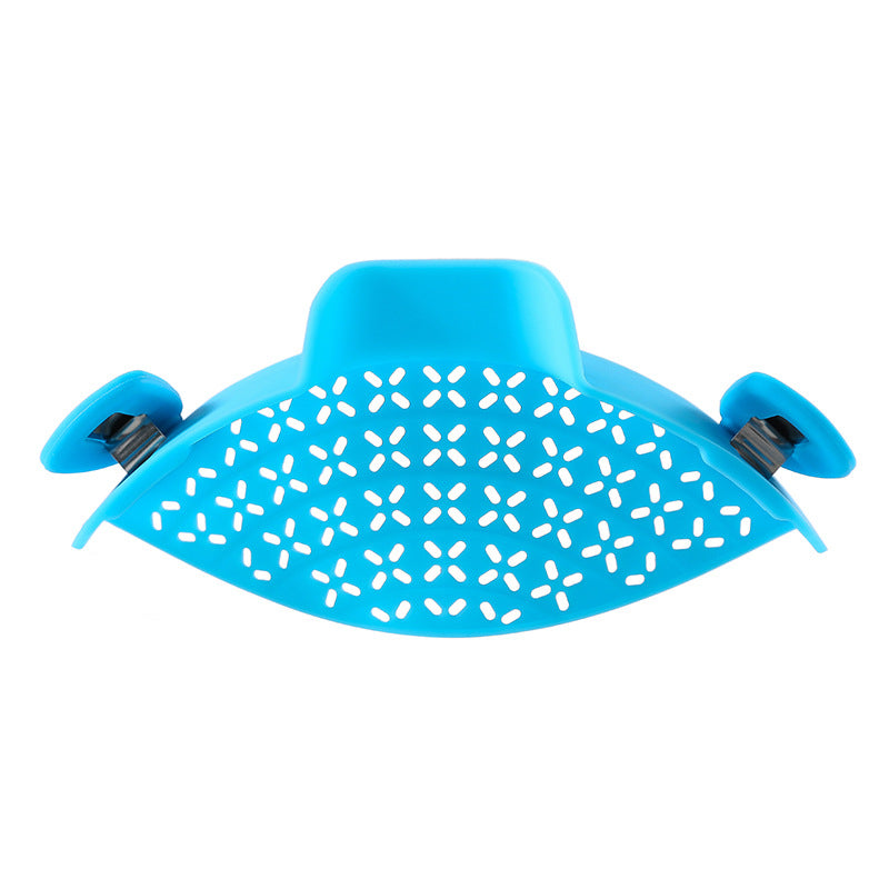 Heat Resistant Clip On Pot Strainer blue by HitMyNeed