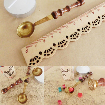 Heat Resistant Copper Wax Melting Spoon by HitMyNeed