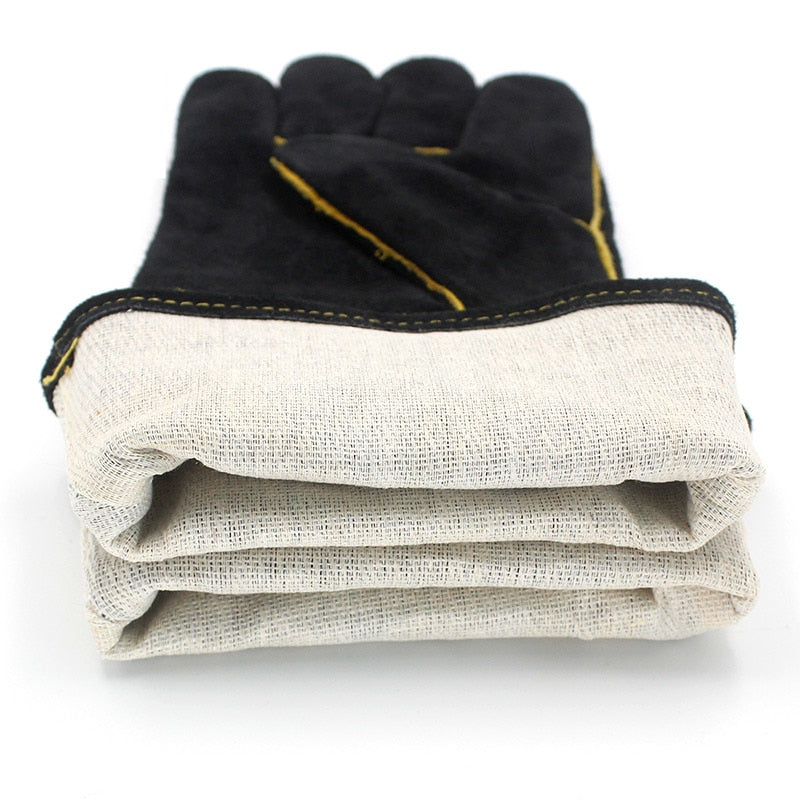 Heat-Resistant Cowhide Welding Gloves 14 Inch by HitMyNeed
