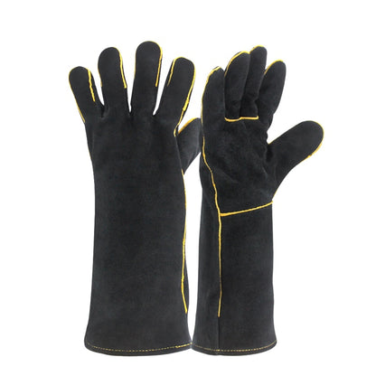 Heat-Resistant Cowhide Welding Gloves 14 Inch by HitMyNeed
