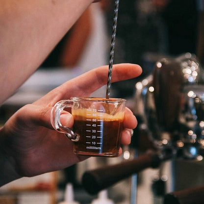 Heat Resistant Glass Espresso Measuring Cup 70ml by HitMyNeed