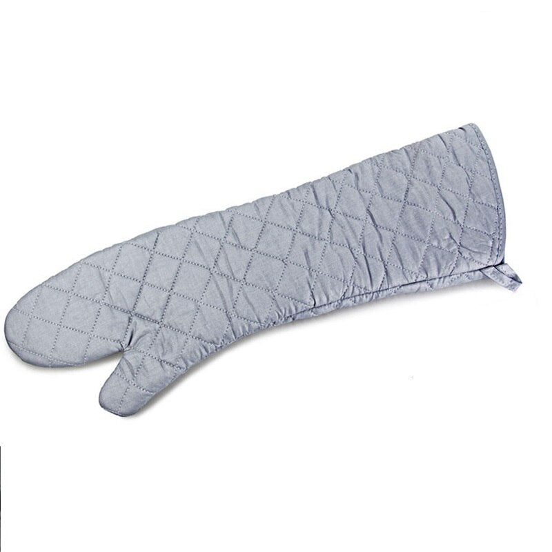 Heat-Resistant Long Oven Mitts (Pair, 58 cm) by HitMyNeed