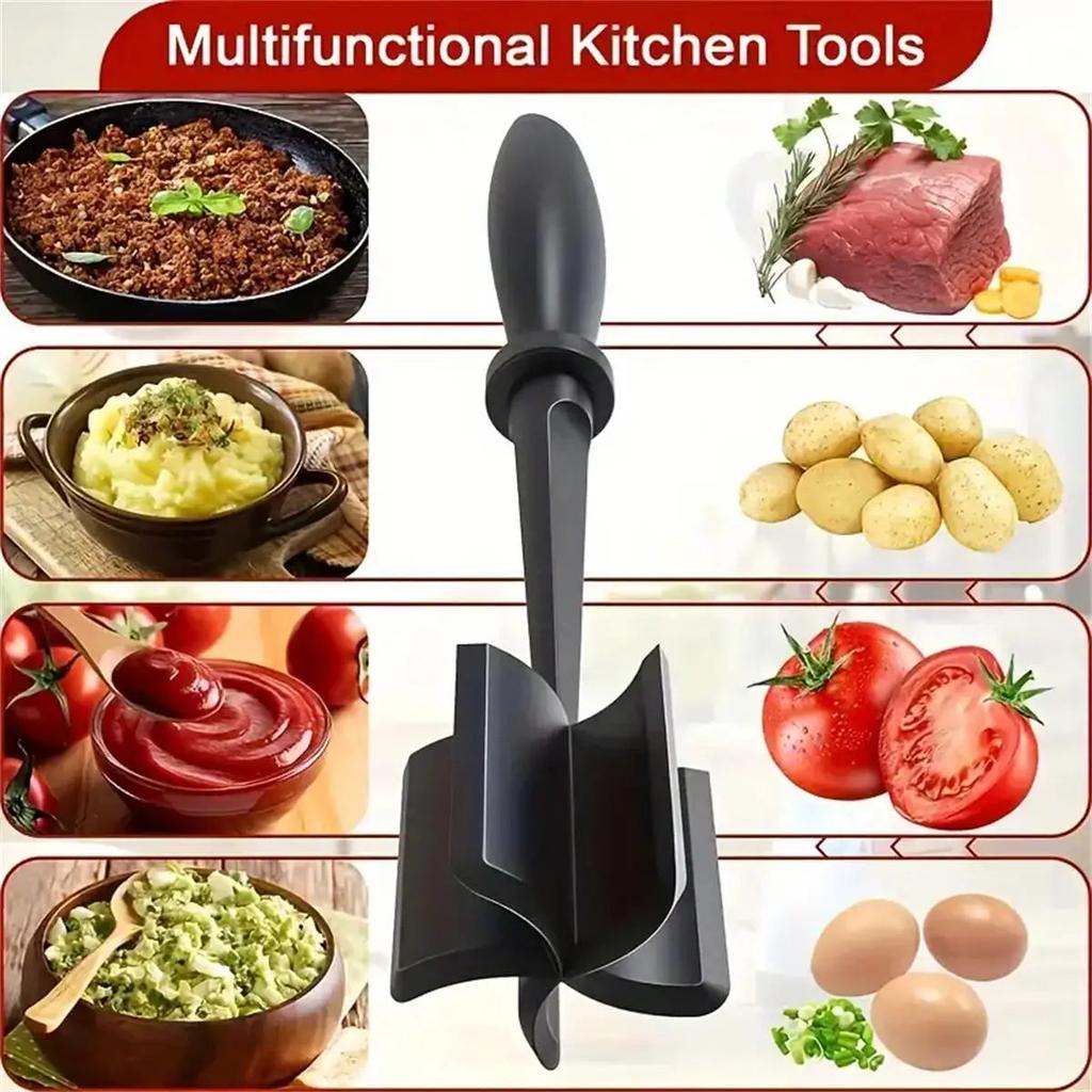 Heat-Resistant Meat Chopper & Shredder Tool by HitMyNeed
