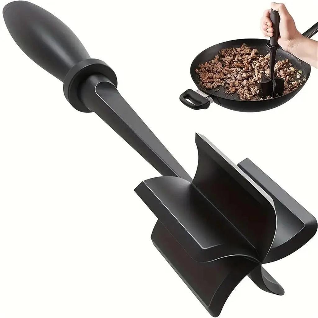 Heat-Resistant Meat Chopper & Shredder Tool black by HitMyNeed