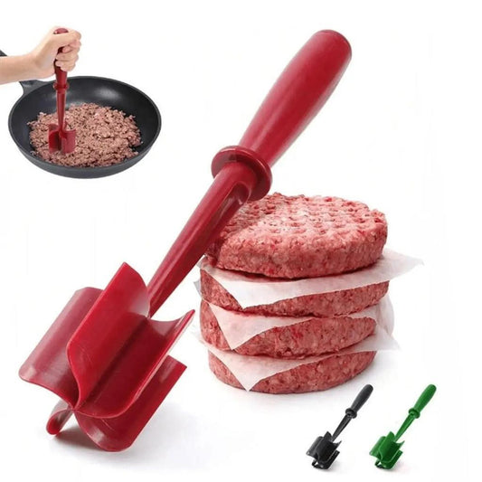Heat-Resistant Meat Chopper & Shredder Tool red by HitMyNeed