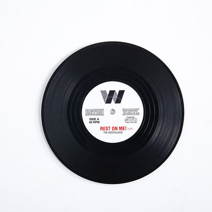 Heat Resistant Non Slip Vinyl Record Coaster Set (6pcs) by HitMyNeed